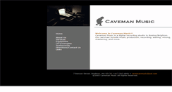 Desktop Screenshot of cavemanmusiconline.com